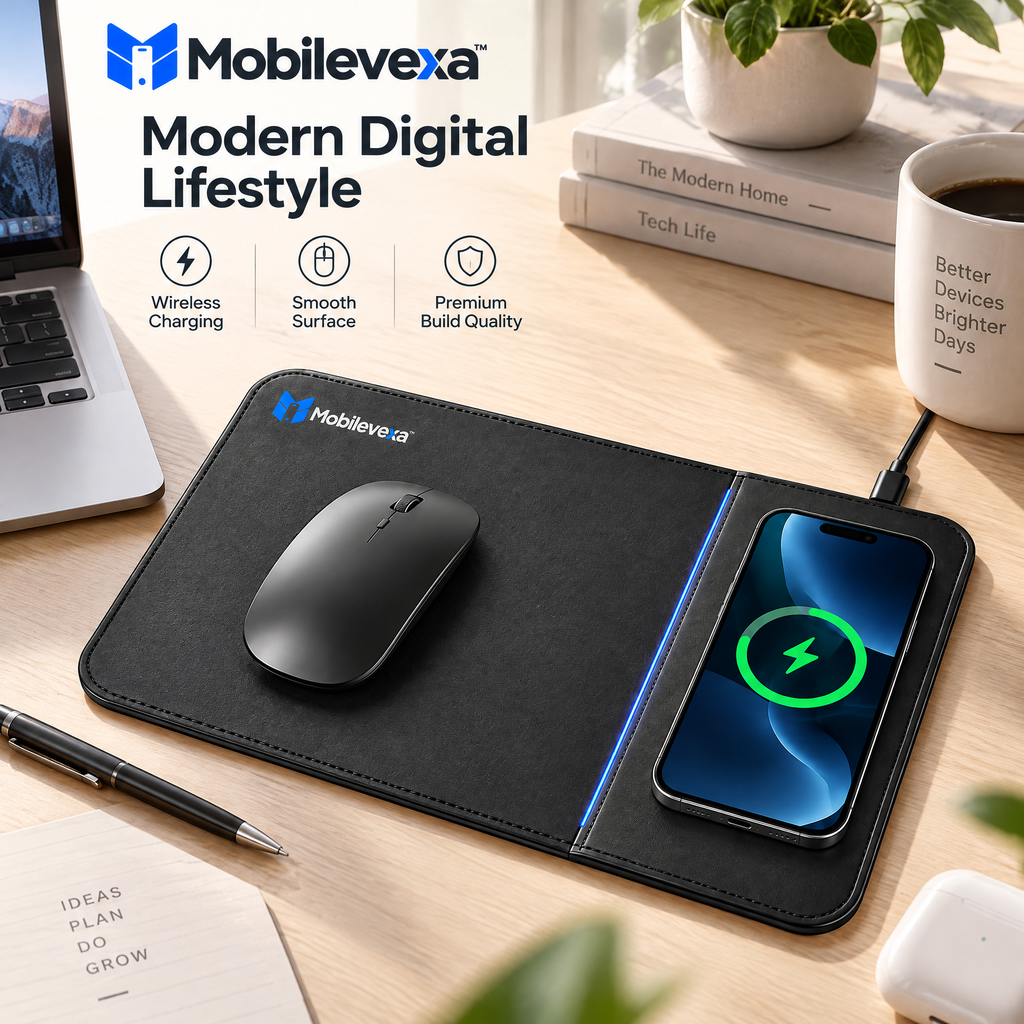 Mobilevexa™ Wireless Charging Mouse Pad