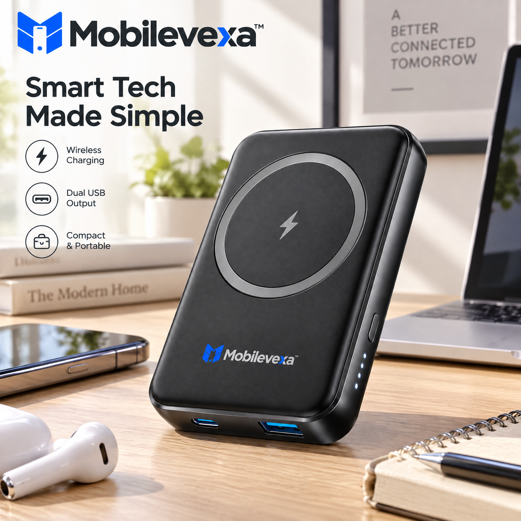 Mobilevexa™ Portable Wireless Power Bank