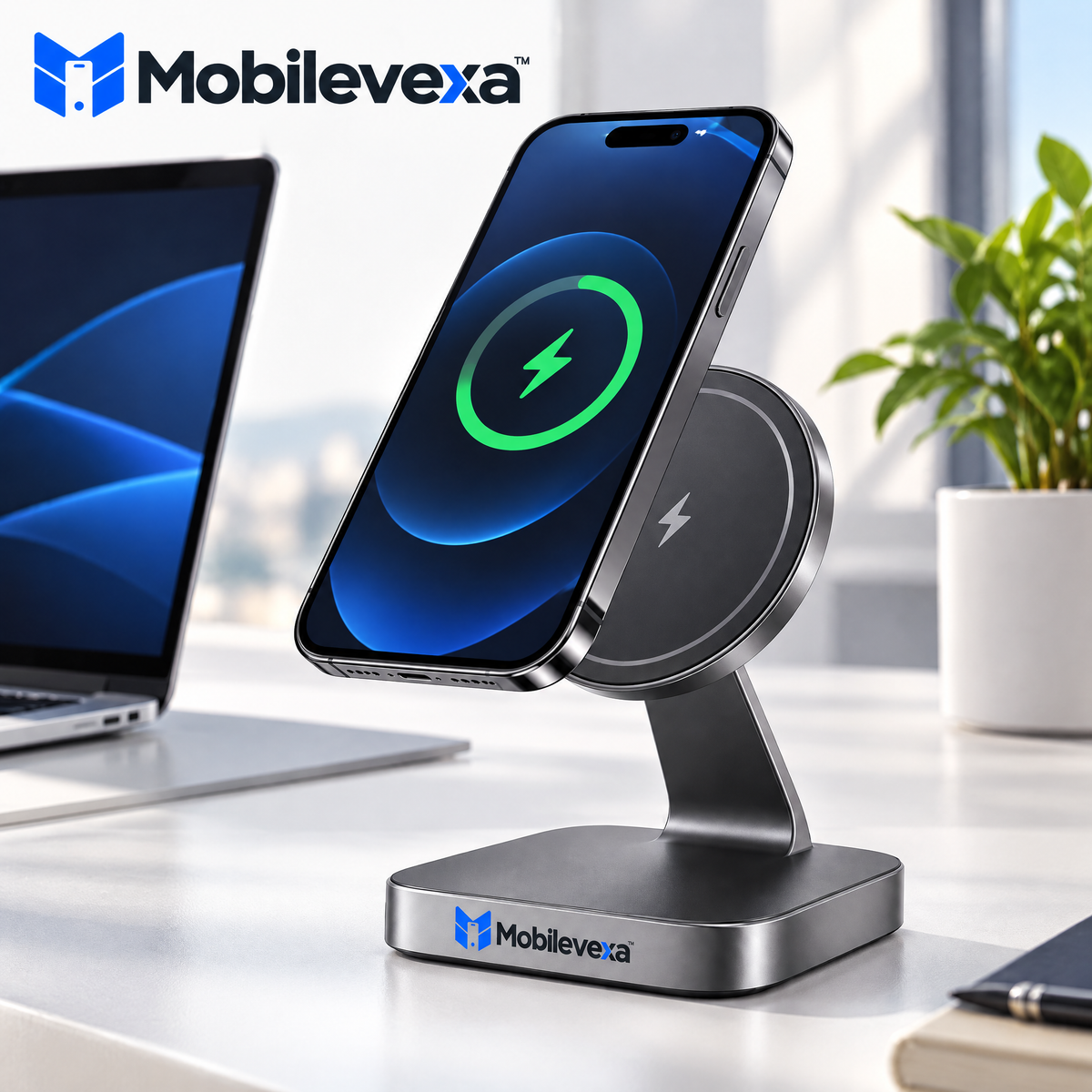 Mobilevexa™ Magnetic Wireless Charging Station