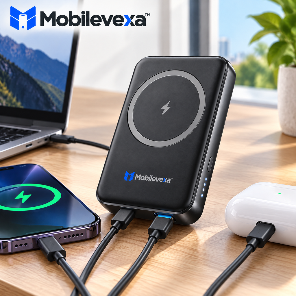Mobilevexa™ Portable Wireless Power Bank