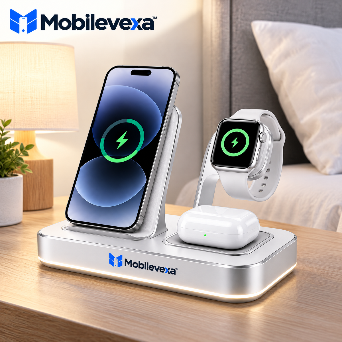 Mobilevexa™ Multi-Device Desktop Charging Station