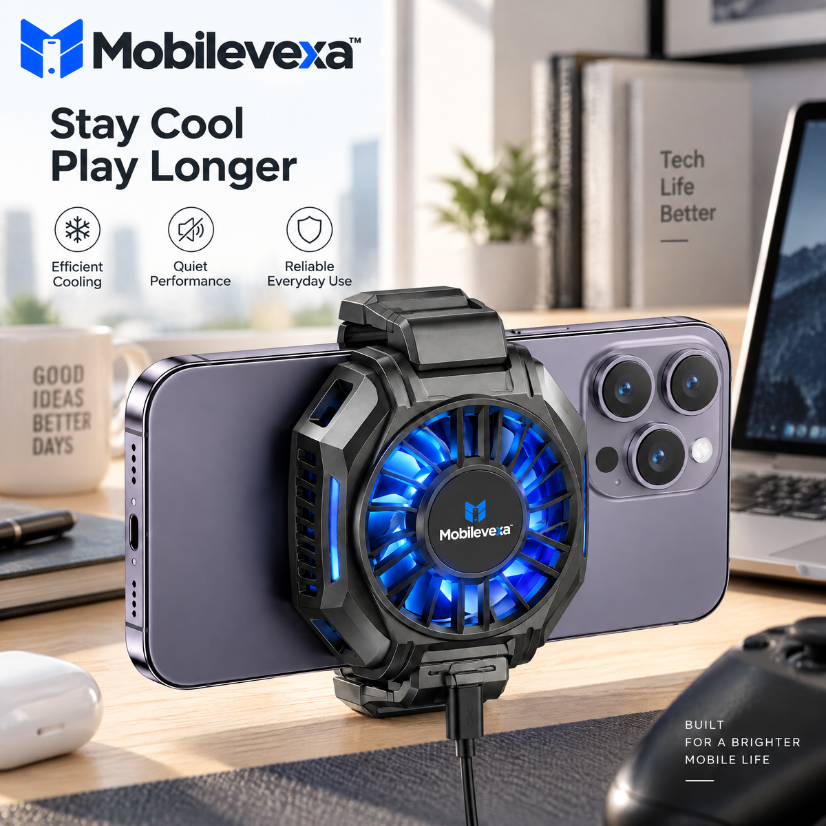 Mobilevexa™ Smartphone Cooler