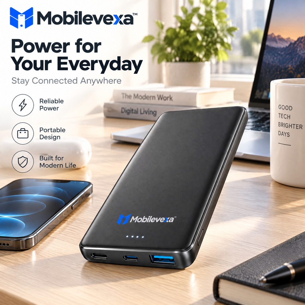 Mobilevexa™ Ultra-Slim Power Bank