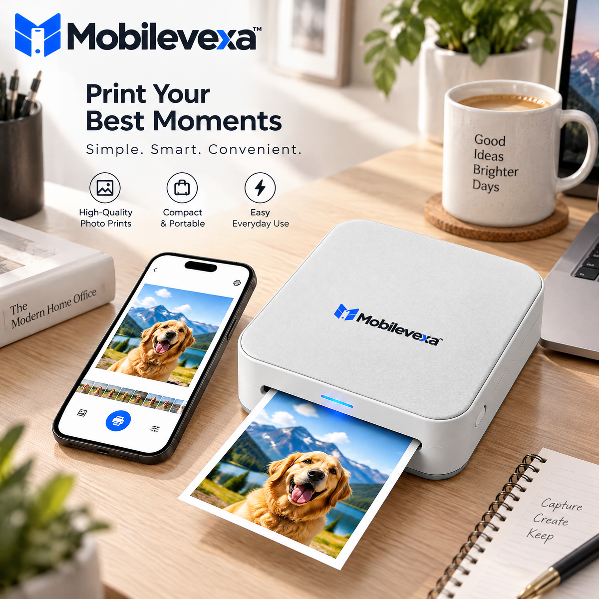 Mobilevexa™ Smartphone Photo Printer