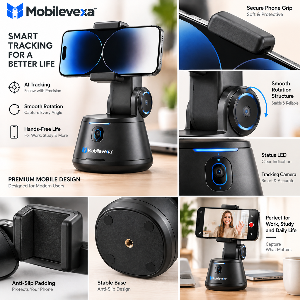 Mobilevexa™ AI Auto-Tracking Phone Stand