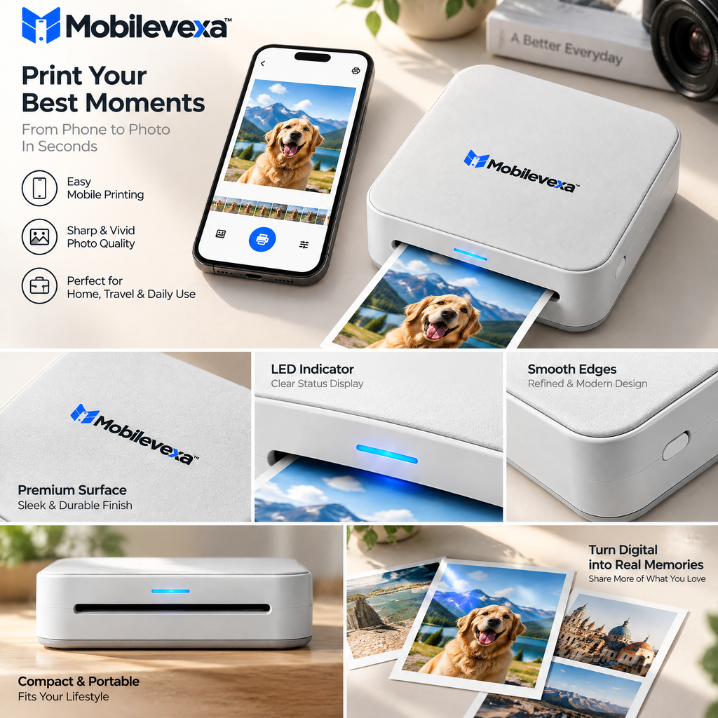 Mobilevexa™ Smartphone Photo Printer